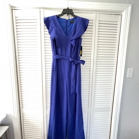 Tahari Royal Blue Jumpsuit size 6 - Picture 2 of 3